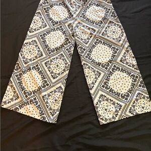 Shein Curve Women's Bandana Scarf Pants Wide Leg/Pockets Size 3X